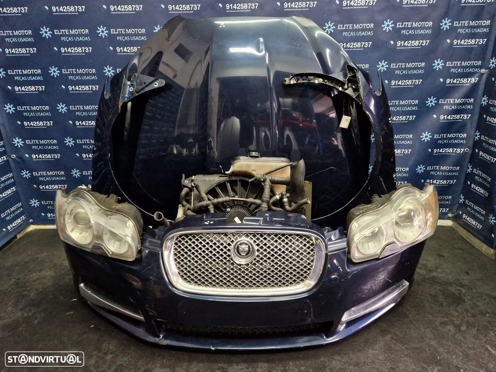 Frente completa usada JAGUAR XF X250 2.7D parachoques guardalamas capot oticas radiadores - 3