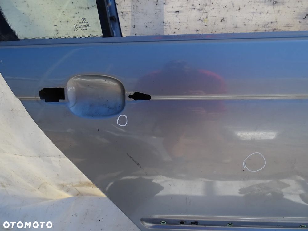 DRZWI PRAWE TYŁ TYLNE BMW E46 SEDAN STAHLGRAU PIERWSZY LAKIER F-VAT - 2