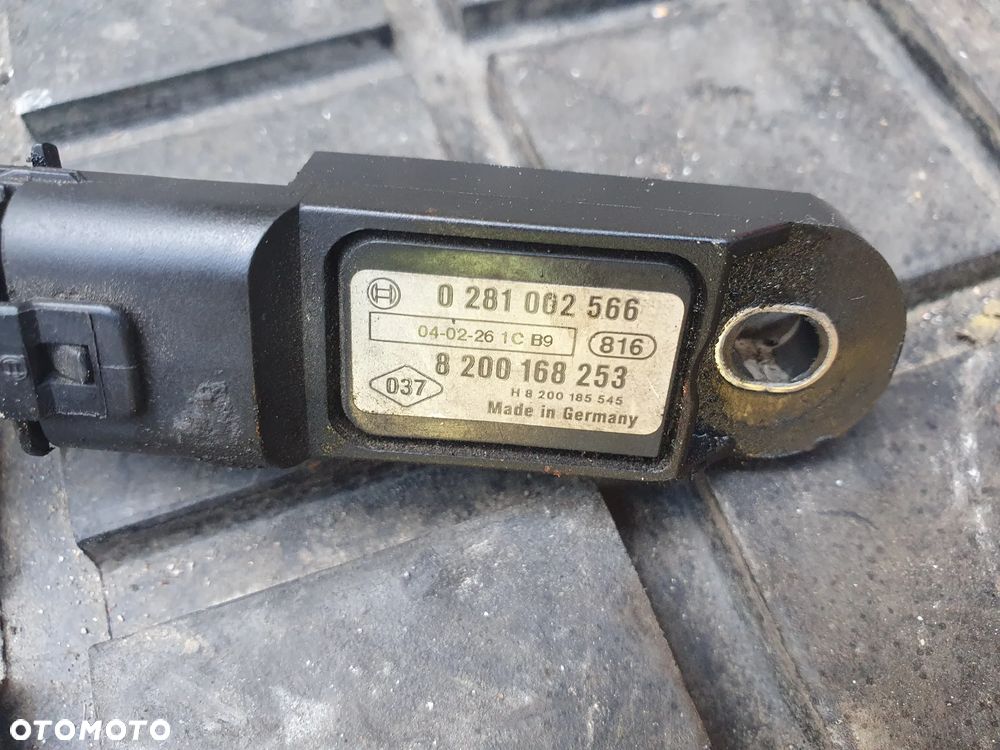 CZUJNIK CIŚNIENIA MAP RENAULT NISSAN 8200168253 + WTYCZKA INSTALACJA - 2