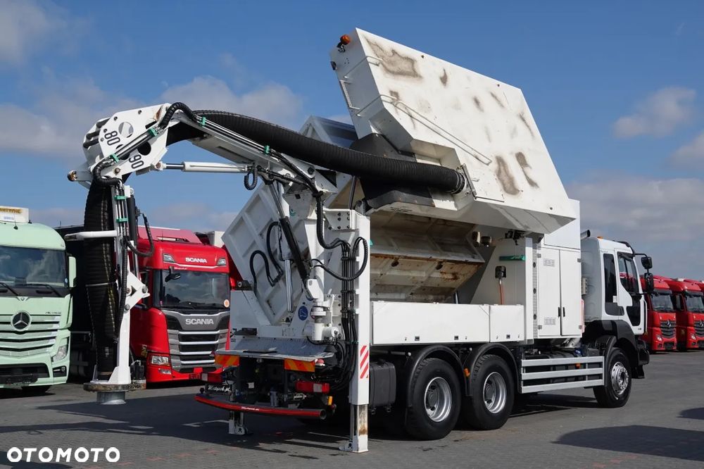 Renault KERAX 450 / 6x4 / KOPARKA SSAĄCA / MTS SAUGBAGGER 3A11T /ASENIZACYJNY / ŁADOWARKA PRÓŻNIOWA / WUKO / MŁOT / STEROWANIE RADIOWE - 27