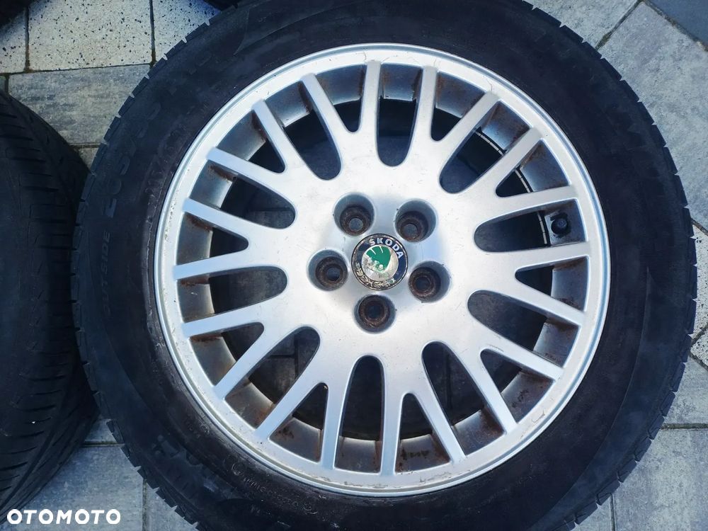 FELGI Z OPONAMI KOŁA ALUMINIOWE SKODA OCTAVIA I R16 5X100 ET42 57,1 mm OPONY FORMULA R16 205/55 LATO NR14 - 2