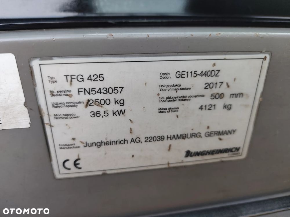 Jungheinrich TFH425/Triplex/4.45M/4-Sekcje/3459MTH/ - 18