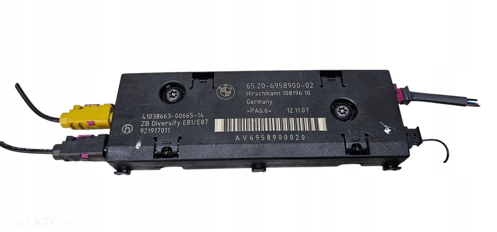 Bmw E81 E87 Moduł Sterownik Wzmacniacz Anteny Diversity 868 Mhz 6958900 - 1