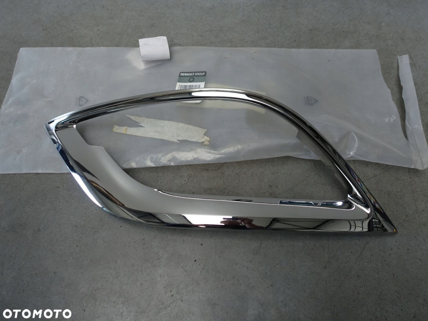 KRATKA RAMKA CHROM ZDERZAKA LEWA RENAULT ESPACE V NOWY ORYGINAŁ - 1
