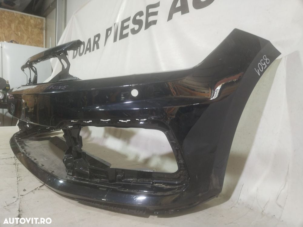 Bara fata VW Polo GTI, R-Line, 2017, 2018, 2019, 2020, 2021, cod origine OE 2G0807221J, cu gauri pentru senzori de parcare (4). - 2