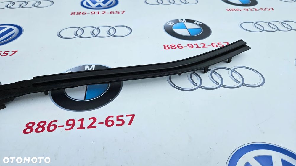 BMW 5 E60 E61 Osłona zderzaka przedniego Listwa górna zderzaka Uszczelka 7063835 - 4