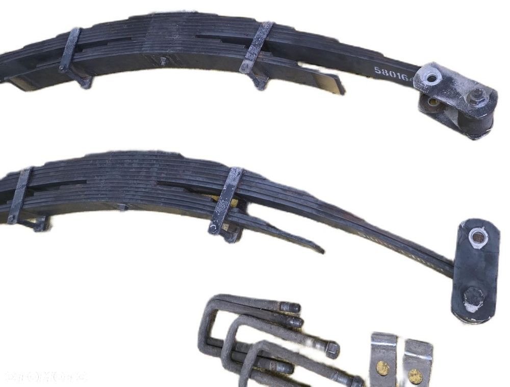 Resory Tylne Komplet Iveco Daily 14 Piór Z Mocowaniami 5801644084 - 2