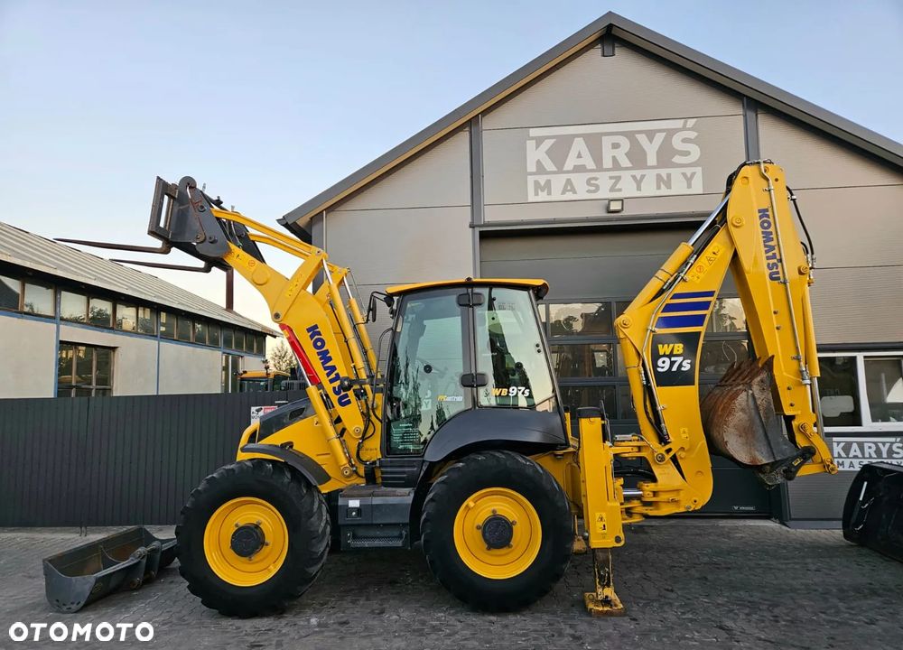 Komatsu KOPARKO-ŁADOWARKA KOMATSU WB97S 97 WB 93 WB97 97S - 2