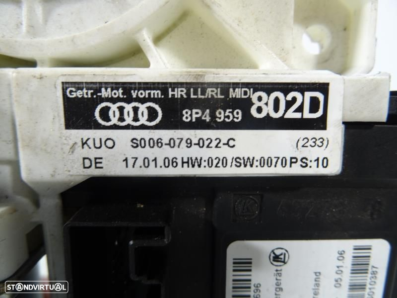 Motor Do Elevador De Vidro Traseiro Direito Audi A3 (8P1)  05074696 / - 5
