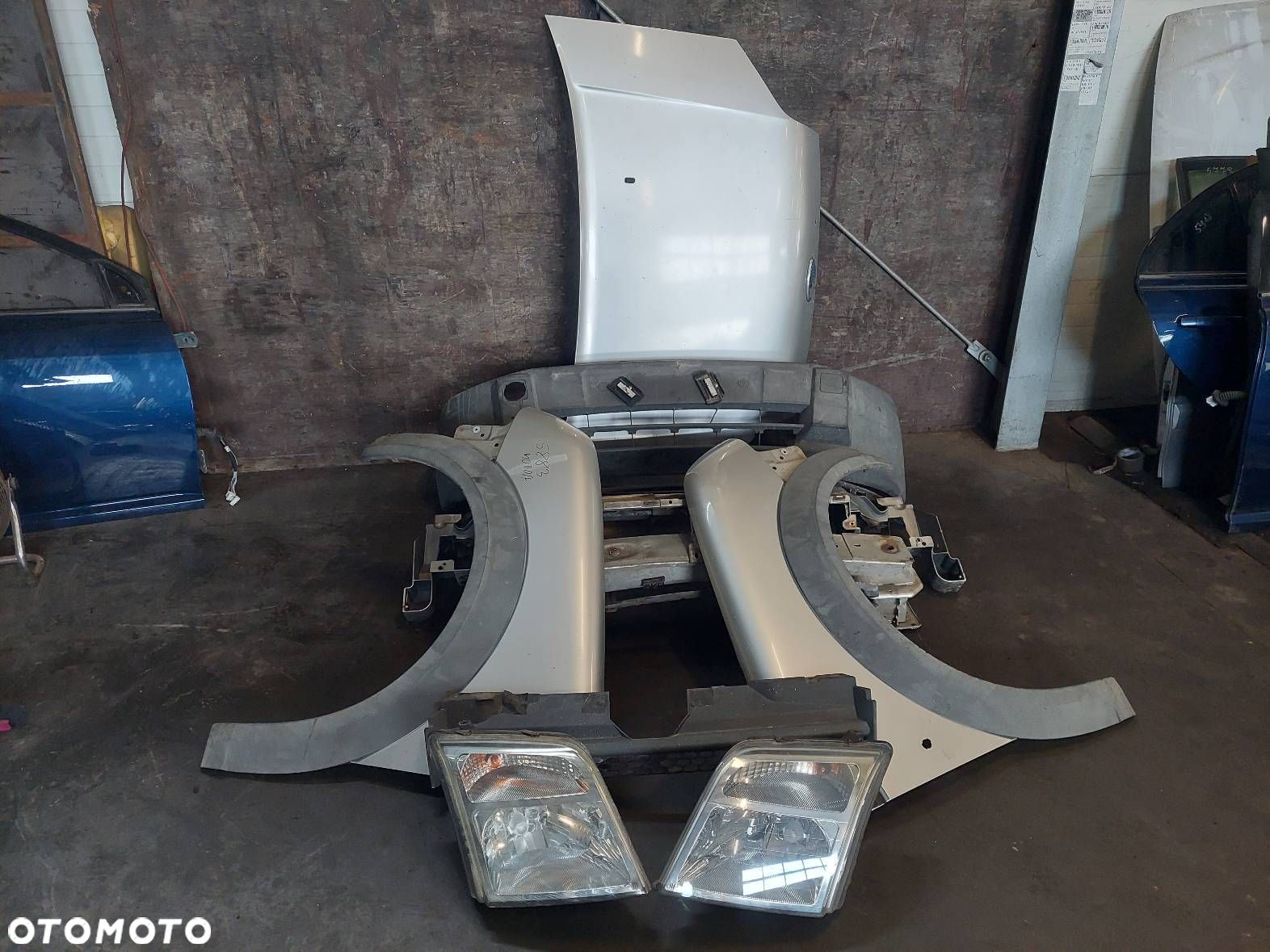 KOMPLETNY PRZÓD MASKA BŁOTNIKI LAMPY ZDERZAK FORD TRANSIT CONNECT I P1 - 1