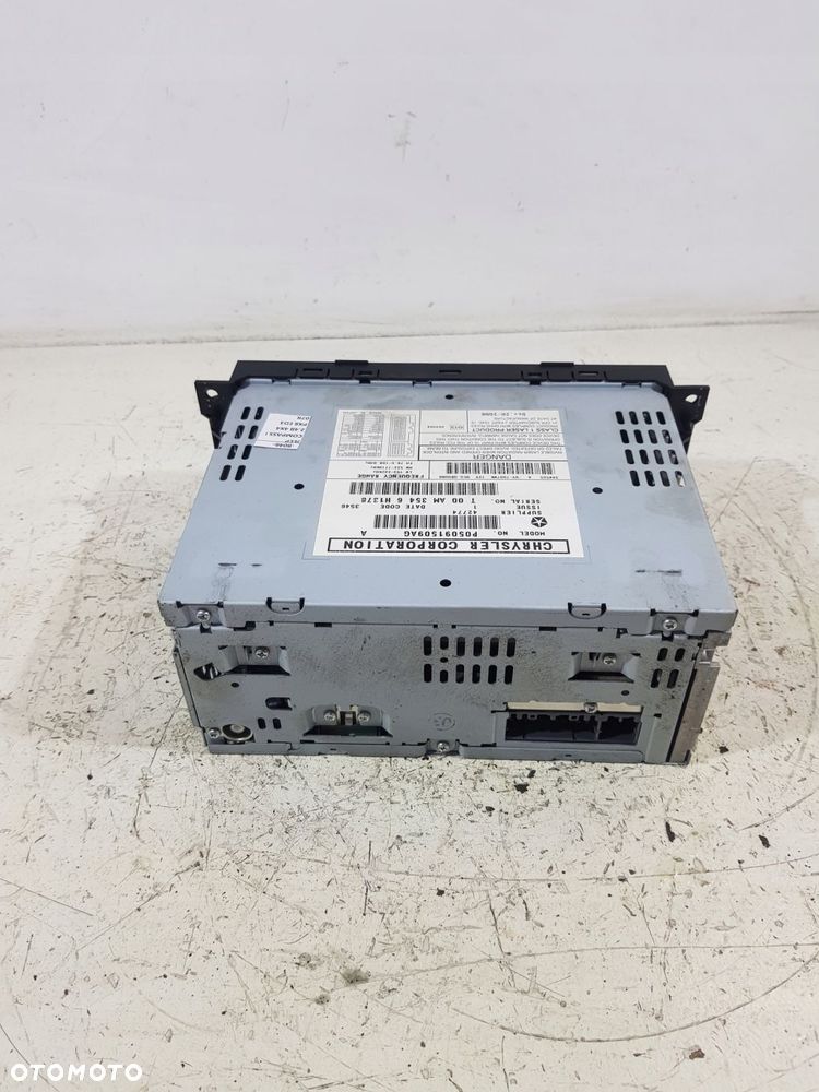 radio radioodtwarzacz cd p05091509ag jeep compass i 07 rok 2.4b - 5