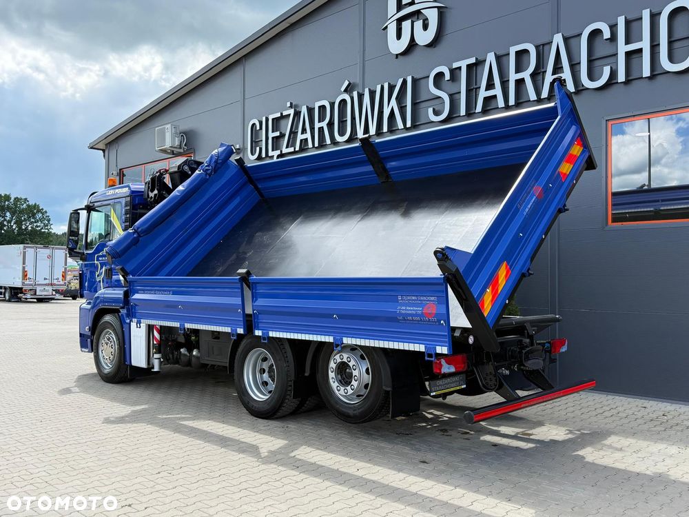 MAN TGM TGS TGX 26.360 // E5 // Klimatyzacja/ 6x2 6x4 // WYWROTKA 3-S // HMF 1420 K2 // kipper, krane, crane, żuraw, dźwig, wywrot - 9