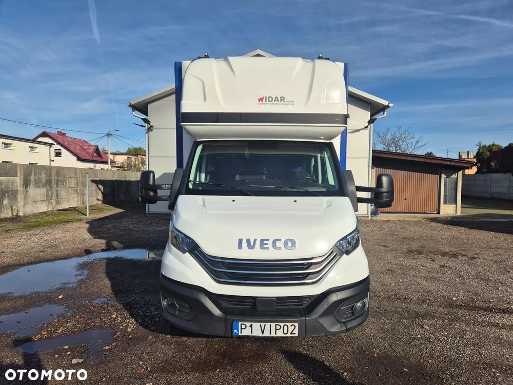 Iveco DAILY PLANDEKA 12EP 3.0 180KM MANUAL SERWIS ASO BEZWYPADKOWY ZADBANY 2023 PODUSZKI FV23% KLIMA WEBASTO 35S18 FULL LED - 5