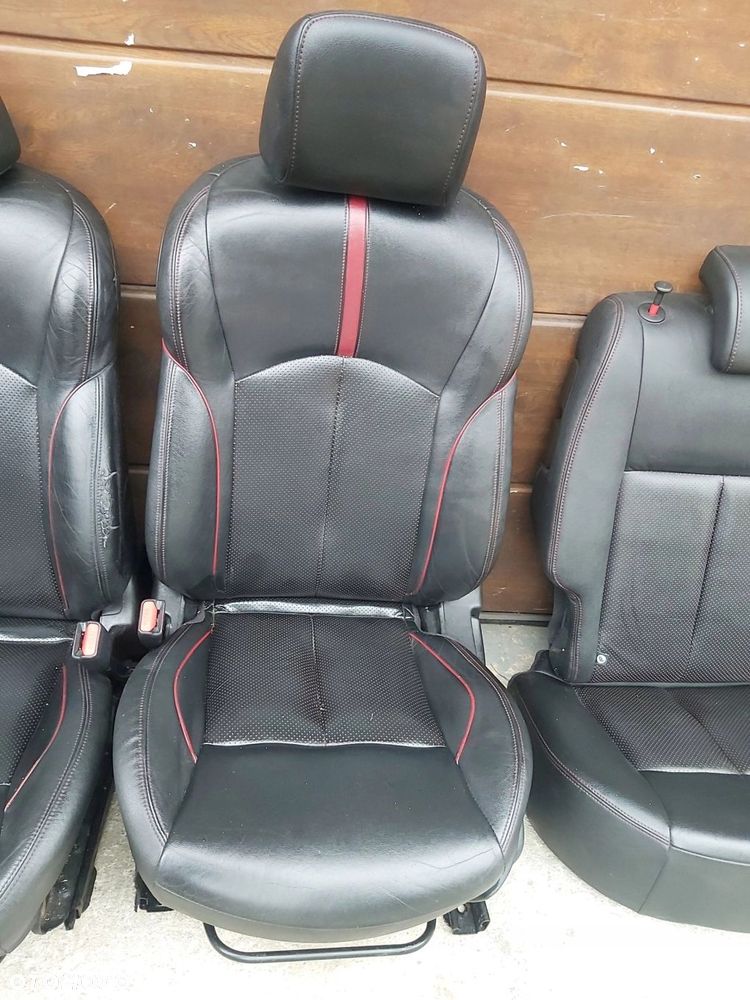 Nissan JUKE I F15 Lift Fotel przód tył lewy prawy kanapa Komplet SKÓRA - 5