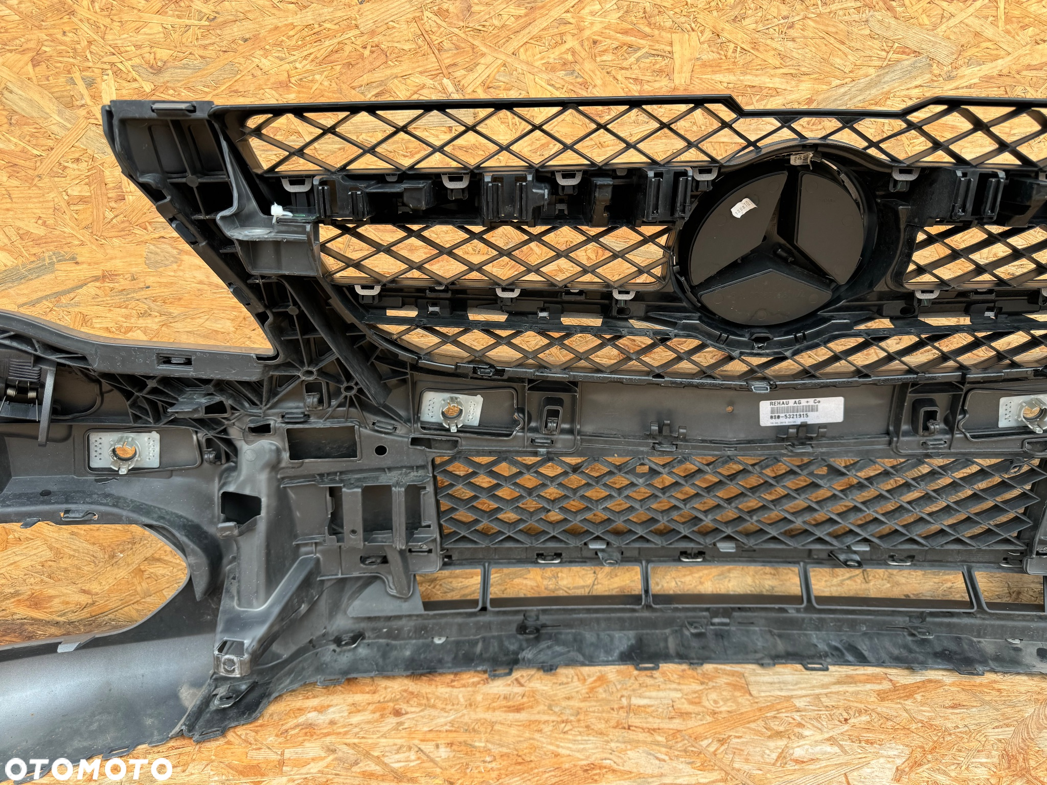 ZDERZAK PRZÓD PRZEDNI MERCEDES-BENZ GLK LIFT SPRYSKI 6PDC GRILL KRATKA A2048855238 A2048802783 ORYGINAŁ - 12