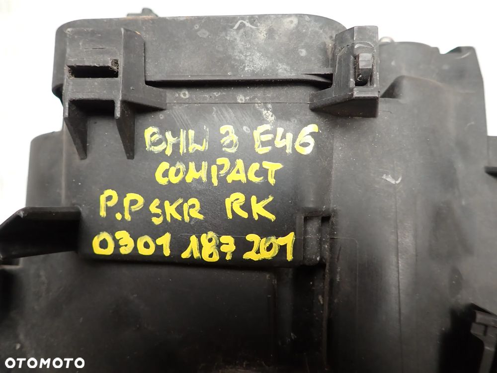 LAMPA LEWY / PRAWY PRZÓD BMW E46 COMPACT  0301167202 / 0201187201. - 7