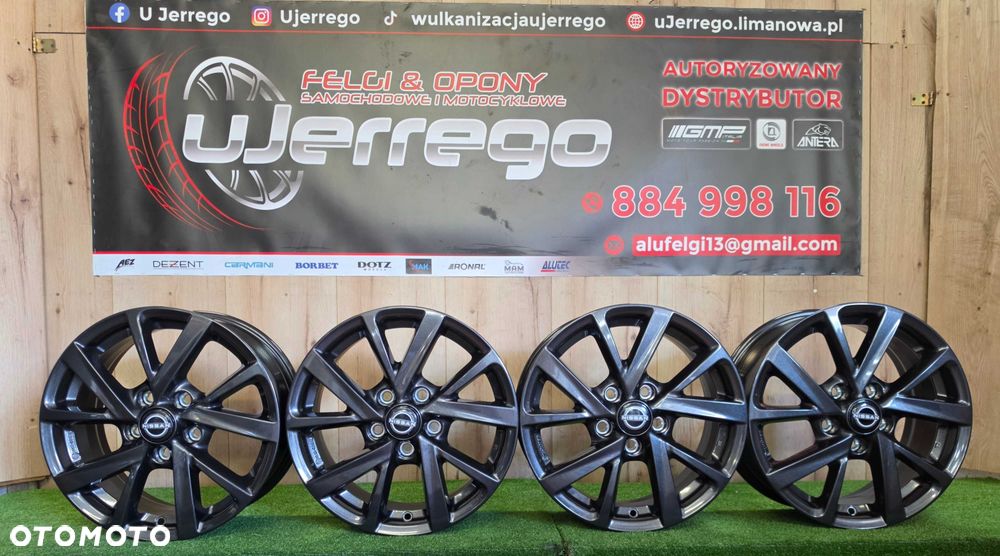 Nowe alufelgi NISSAN 16x5x114,3 - Juke, Leaf, NV200, Pulsar, Townstar