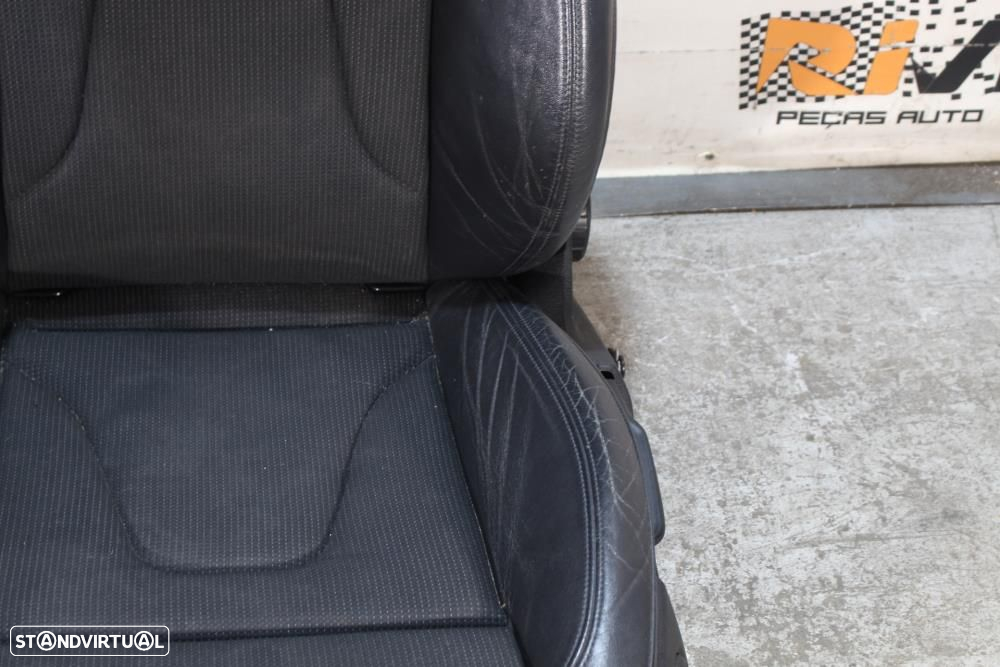 Bancos Audi A4 B8 Carrinha SLine Pele e Tecido - 9