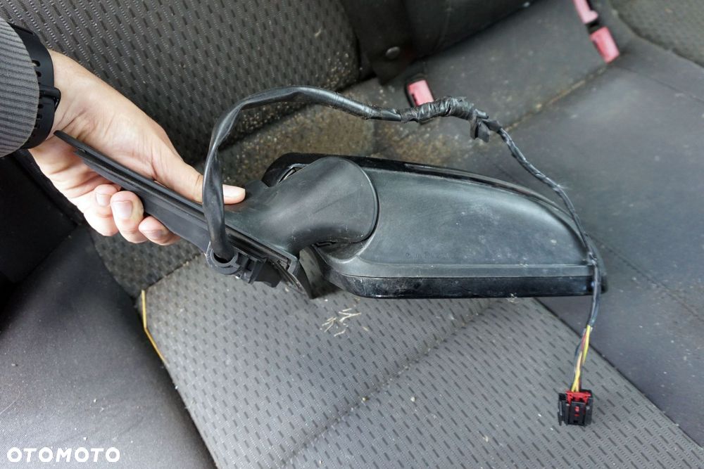 LUSTERKO ELEKTRYCZNE LEWE A6 C6 LIFT LY9B 6-PIN UK CZARNY AUDI 2008-2011 - 5