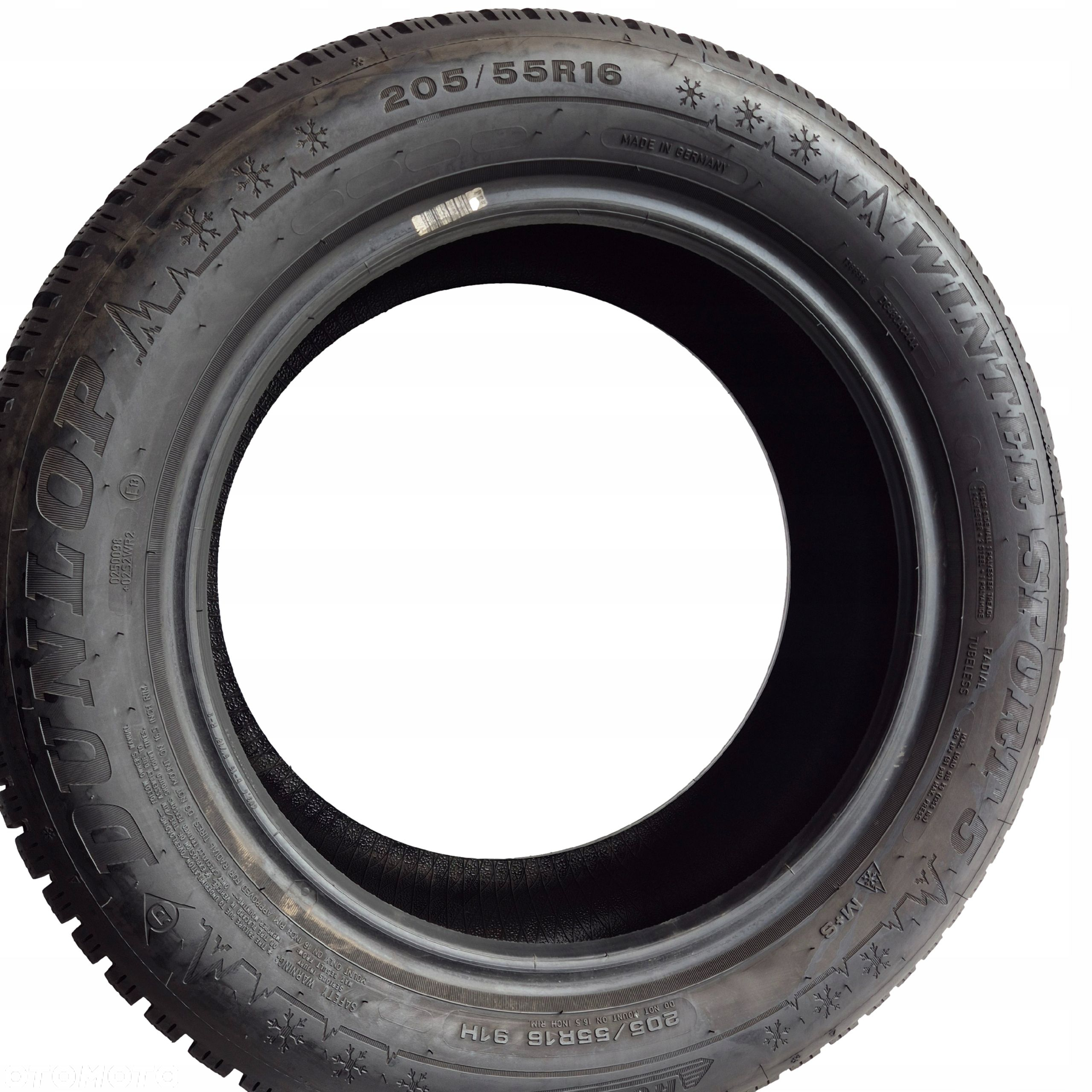 Dunlop winter sport 5 205/55 R16 91H 8,5-9mm 2024 Zapas - 3