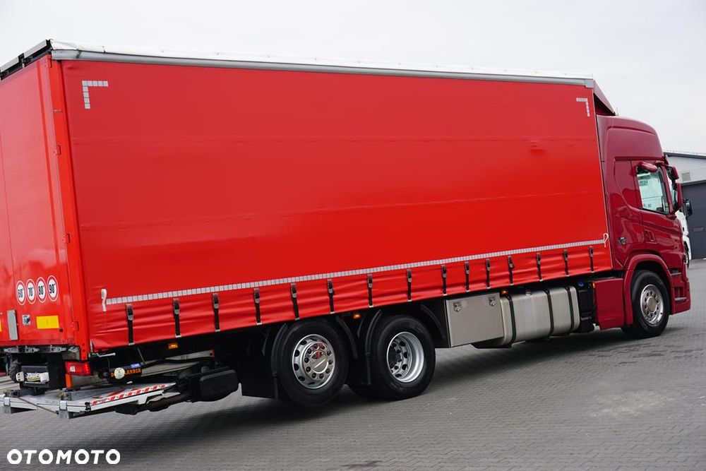 Scania P 280 / ACC / E 6 / FIRANKA + WINDA / 20 PALET / DŁ. 8,2 M / OŚ SKRĘTNA - 37