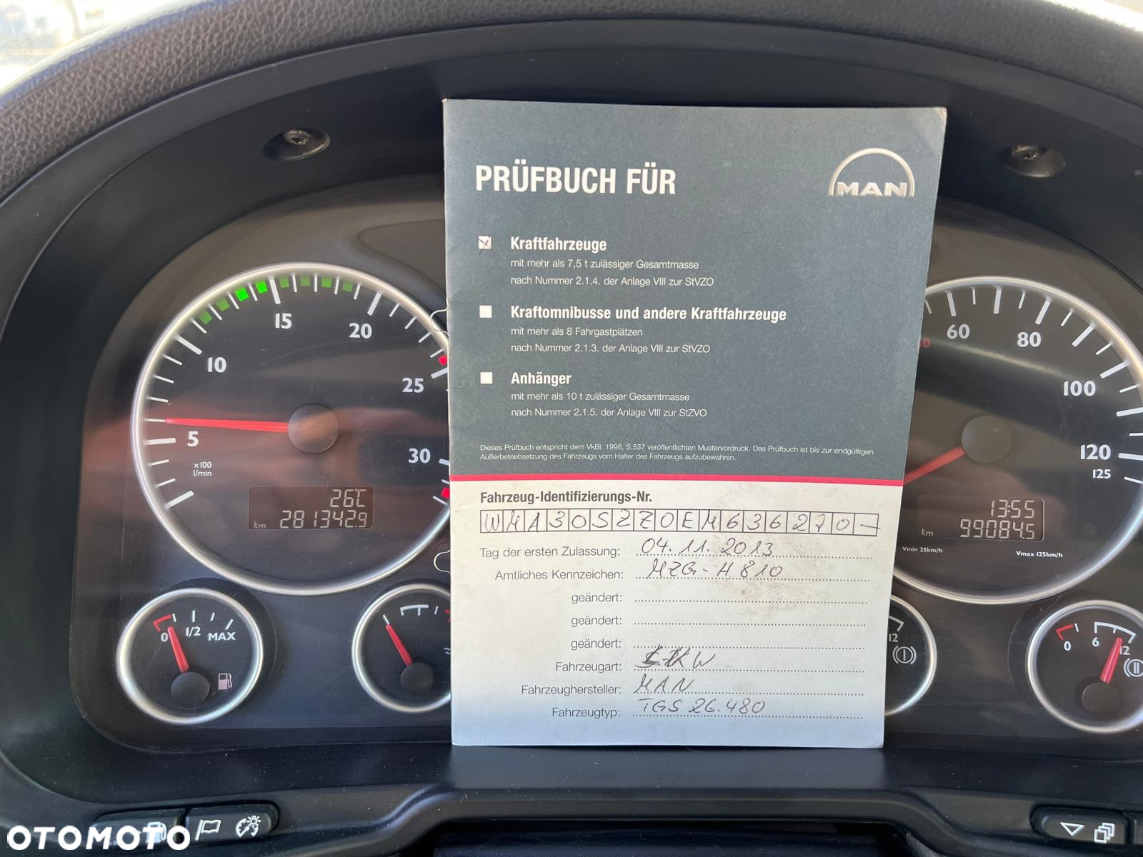 MAN 26.480 TGS wywrotka 3-str., 6x4, MEILLER, BORDMATIC, DO ZIMY, 280 t.km. EURO 5 - 24