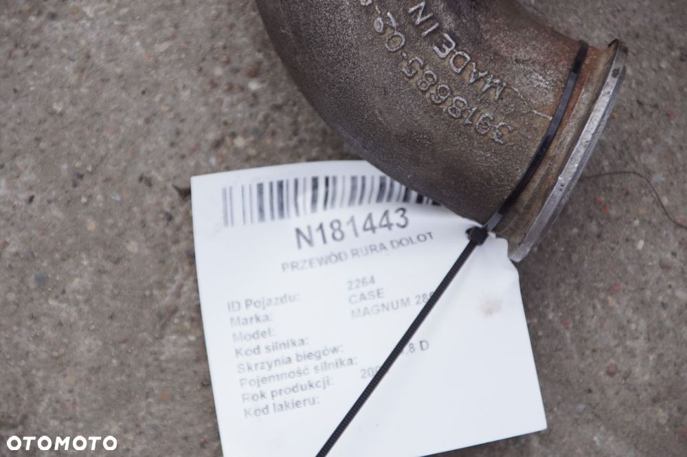 PRZEWÓD RURA DOLOT CASE MAGNUM 280 3918685 - 1