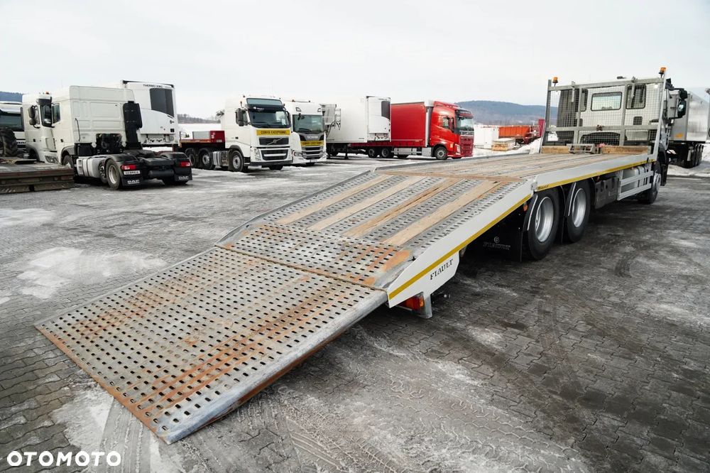 Iveco STRALIS 360 / 6X2 /  LAWETA / PLATFORMA 9,3 M / NAJAZDY HYDRAULICZNE / WYCIĄGARKA / OŚ PODONOSZONA  / EURO 6 - 4