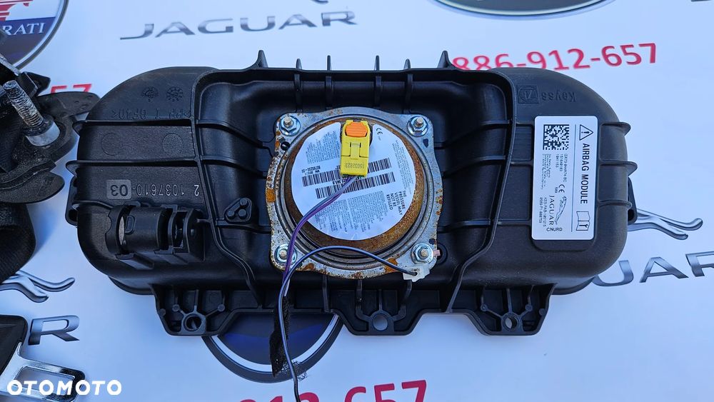 Jaguar XE X760 Poduszka kierowcy pasażera Napinacze pasów bezpieczeństwa Airbag kierownicy pasażera GX73-043B13-AD GX73-044A74-BC - 6