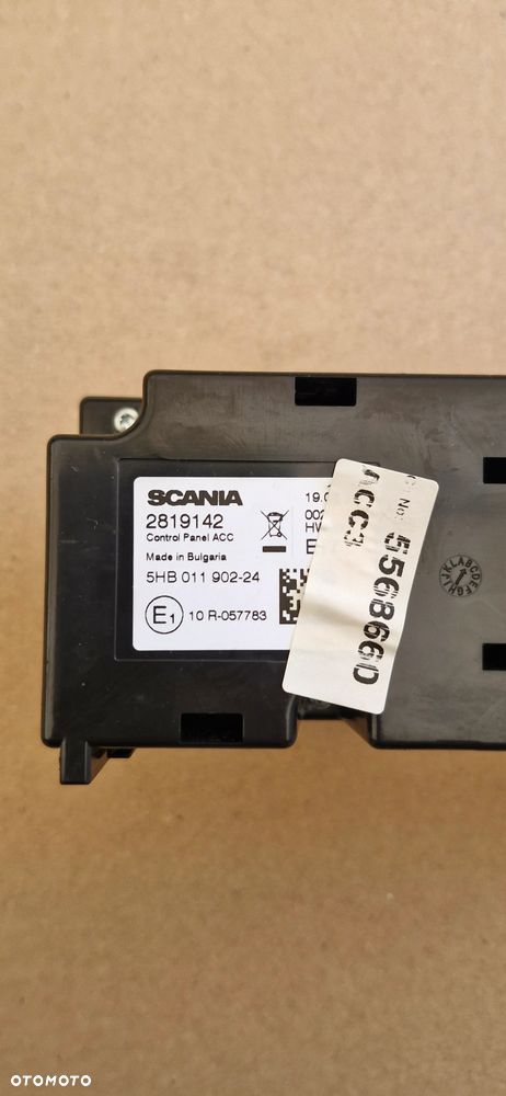 SCANIA R S PANEL STEROWNIK NAWIEWU KLIMATYZACJI 2819142 - 2