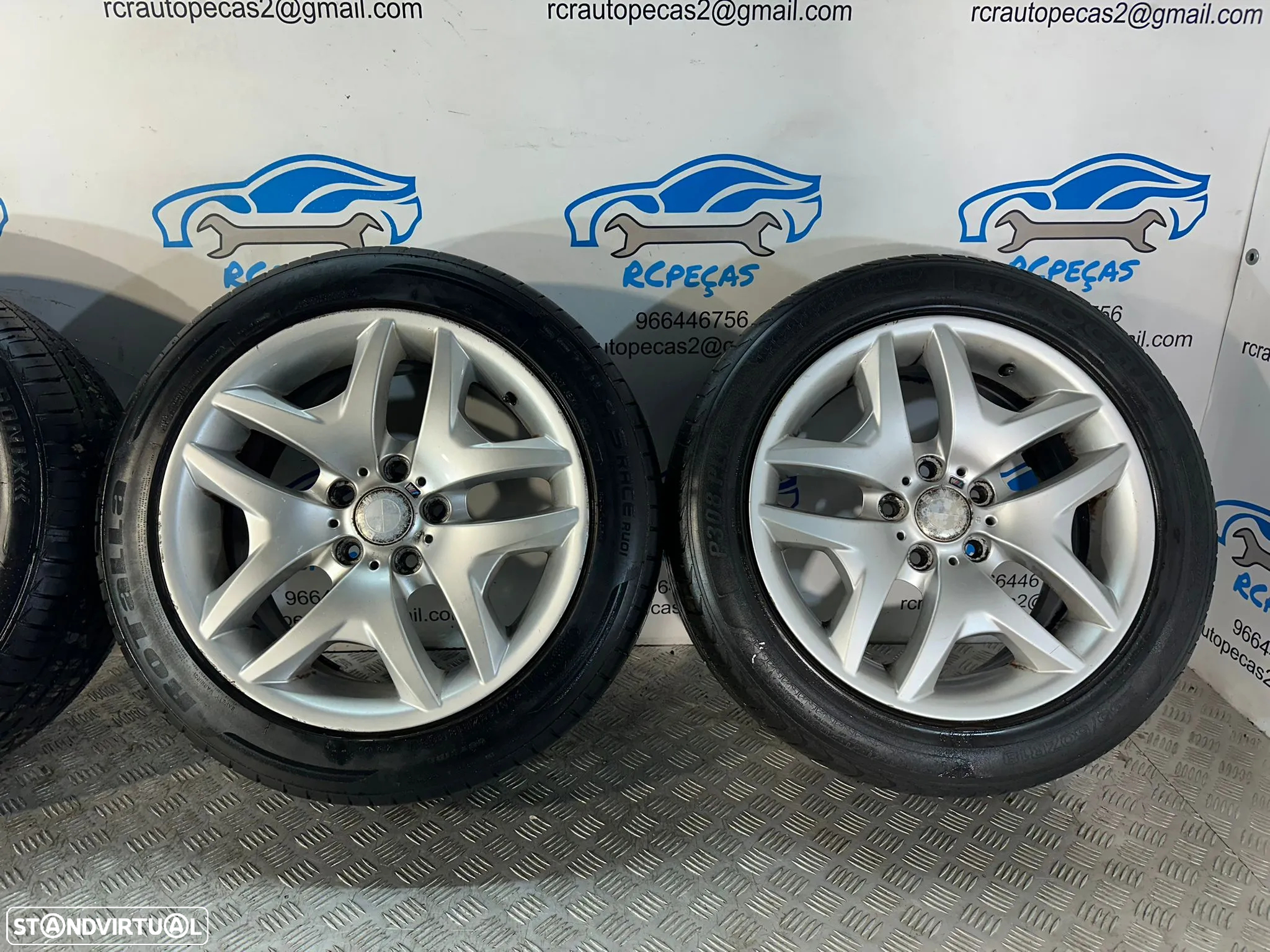 .Conjunto Jantes 18 Originais Pack M Style 192 BMW X3 8J ET44 9J ET51 5x120 3415615 3415614 - 6