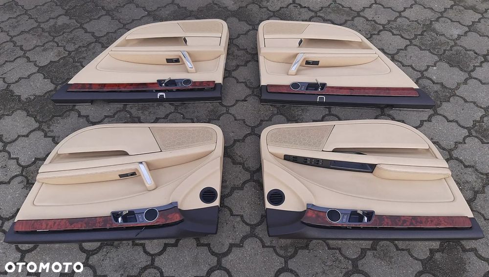 Phaeton tapicerka drzwi boczek KOMPLET przednie przód tylne tył Volkswagen