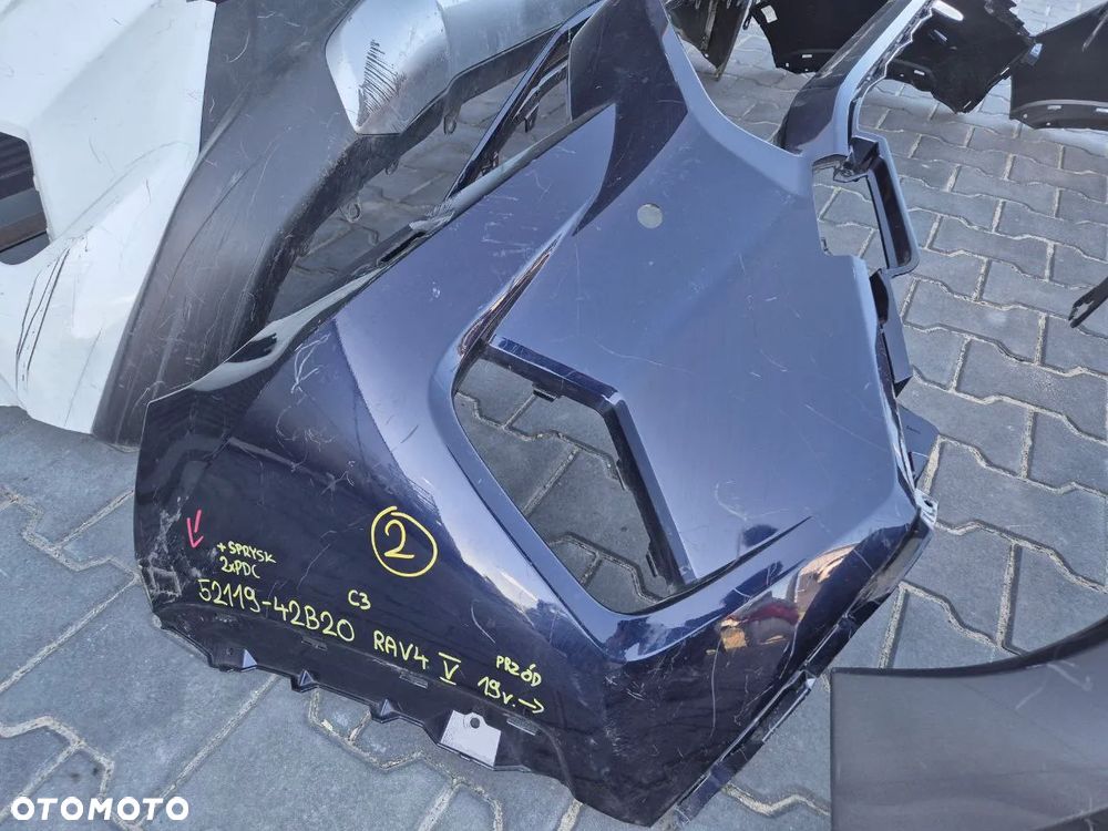 TOYOTA RAV4 V ZDERZAK / DOKŁADKA PRZÓD (dostępne 7 zderzaków) - 5