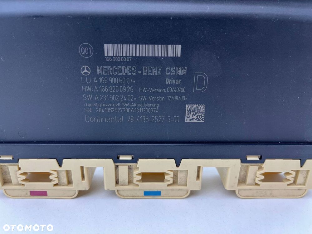 MERCEDES W176 W246 MODUŁ STEROWNIK FOTELA KIEROWCY A1669006007 - 3