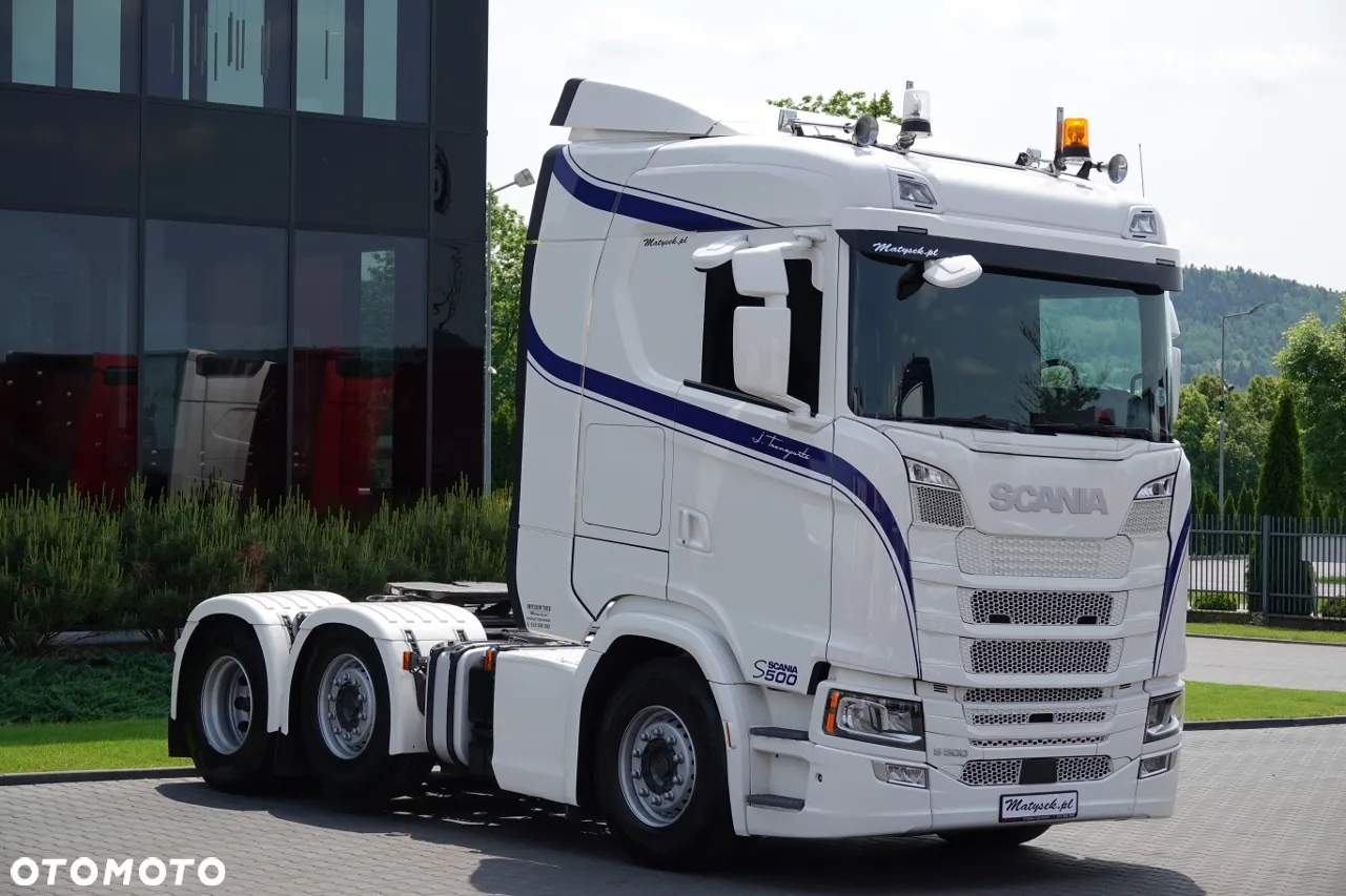 Scania S 500 / 6x2 / PUSHER / RETARDER / KLIMA POSTOJOWA  / PRZÓD NA PODUSZKACH  / OS PODNOSZONA i SKRĘTNA / DMC  70 000 KG  / OPTICRUISE + SPRZĘGŁO / EURO 6 / PO KONTRAKCIE SERWISOWYM - 3