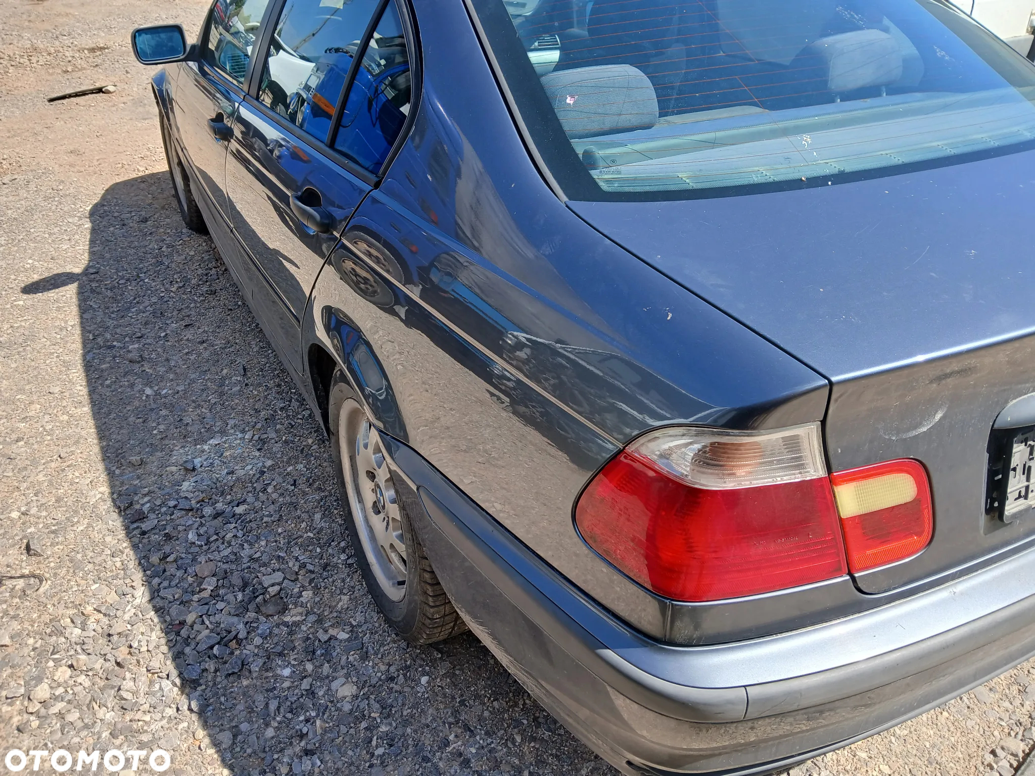 bmw E46 STAHLGRAU METALIC 400 maska pokrywa silnika klapa bagażnika zderzak lampa reflektor pas - 4