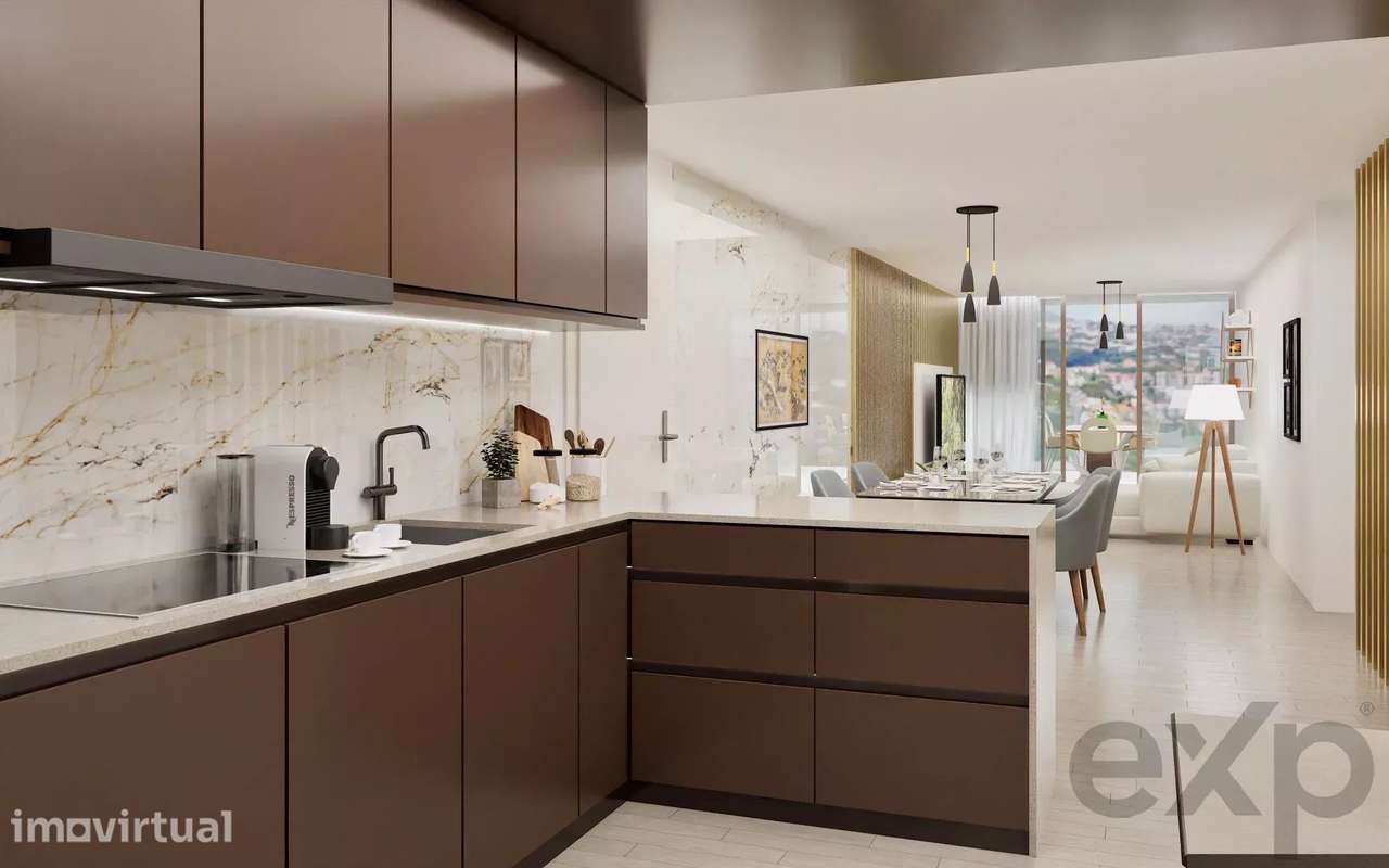 Novo Apartamento T3 Moderno com Vista Mar Deslumbrante - Grande imagem: 4/26