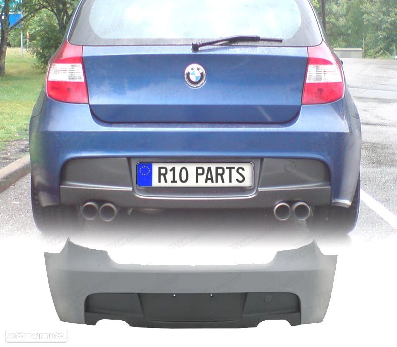 PARACHOQUES TRASEIRO BMW E81 E87 04-11 LOOK M TECH - 1