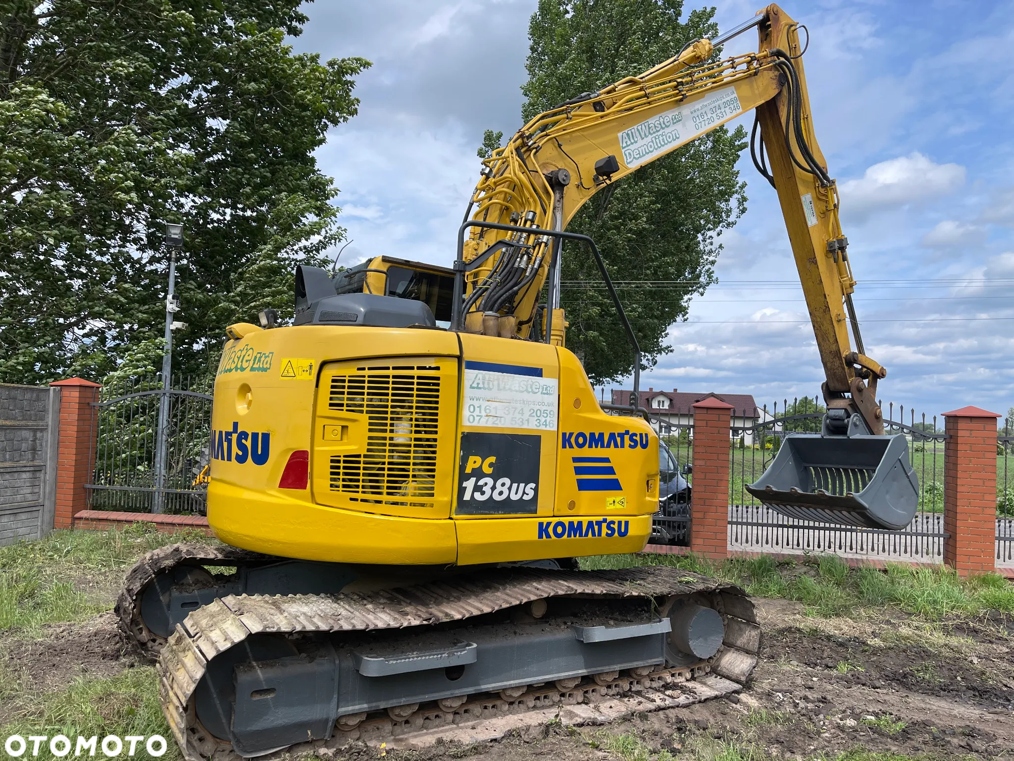 Komatsu Koparka Gąsiennicowa PC138US-11 Rok 2016 Klimatyzacja jcb doosan volvo 14 ton - 5