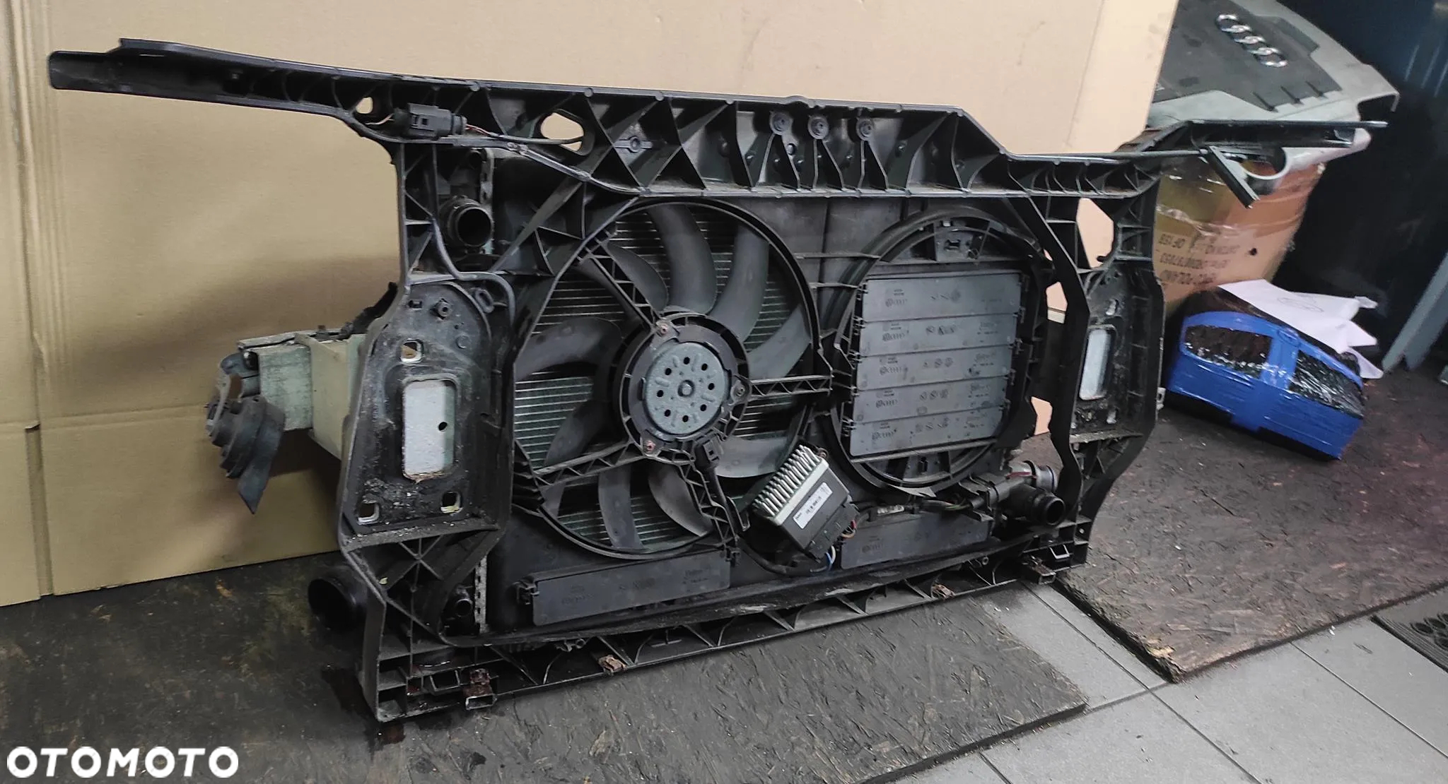 PAS PRZÓD PRZEDNI BELKA INTERCOOLER KOMPLETNY AUDI A4 B8 A5 8T PRZED LIFT 2.7 TDI 3.0TDI - 9