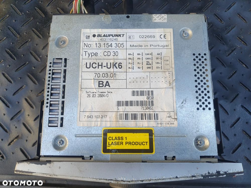 RADIO OPEL ASTRA H 13154305 05-10 TUNER - 3