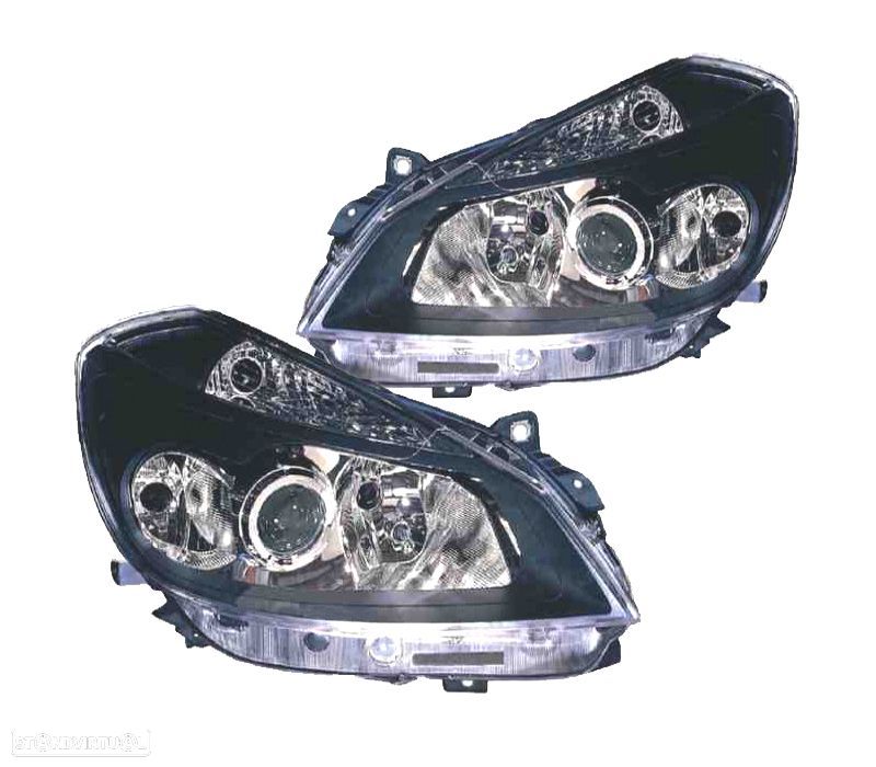 FARÓIS OPTICAS PARA RENAULT CLIO III 05-09 GRAND TOUR 08- - 1