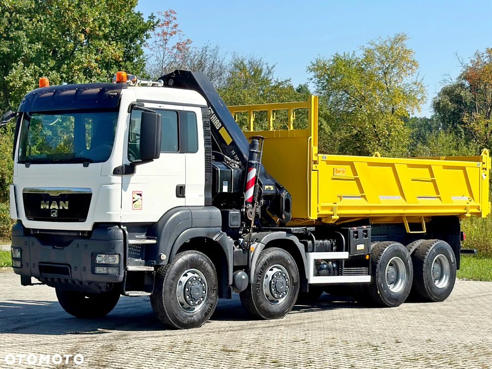 MAN TGS 32.510 *WYWROTKA 5,10m * HIAB 288 EP - 5 HIDUO + PILOT * 8x8 - 5