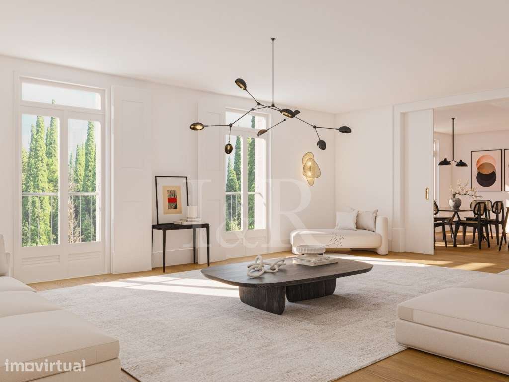 Penthouse T4 duplex com vista sobre Lisboa perto do Campo Santana - Grande imagem: 2/37