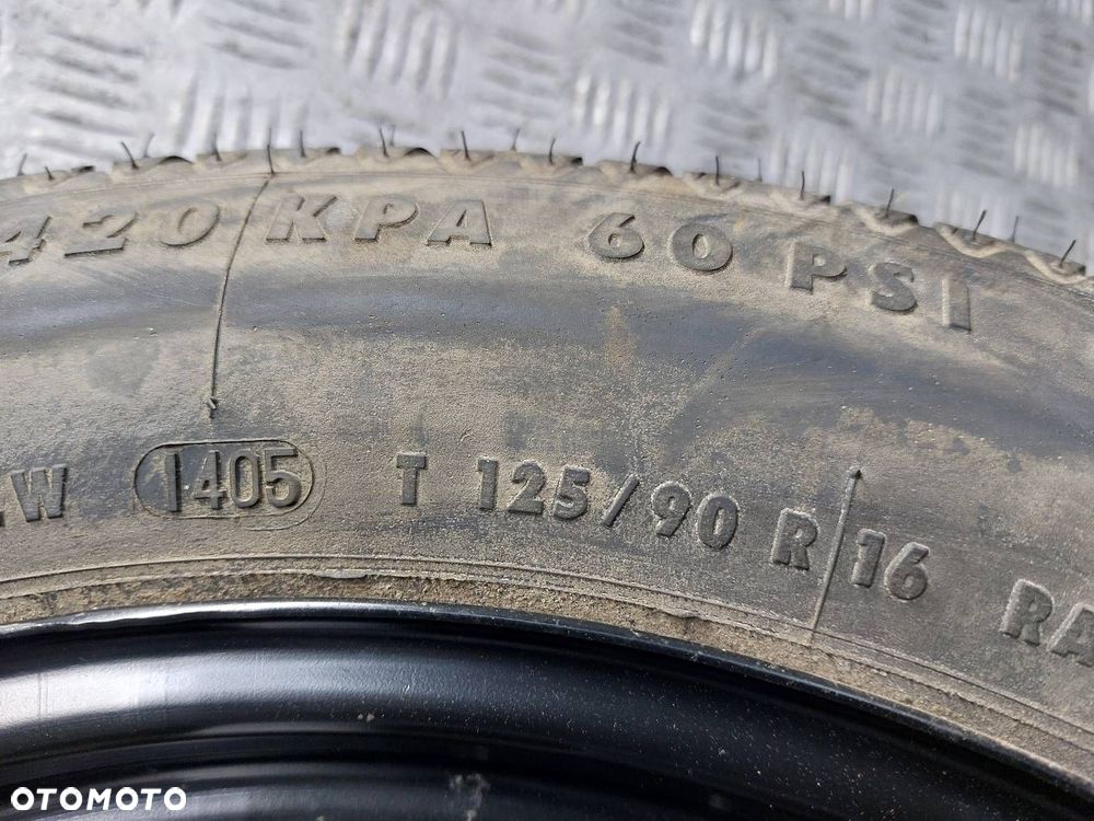DOJAZDÓWKA 5x112 3,5Jx16 ET17 FI66,6 125/90R16 MERCEDES W209 2094000402 - 4