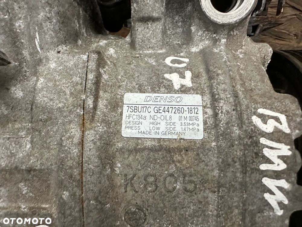 SPRĘŻARKA KLIMATYZACJI BMW E90 325I 3.0 TB 07' 447260-1812 - 3