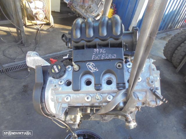 Motor 182B2000 FIAT BRAVO 1999 1.2I 82CV 3P CINZA - 1