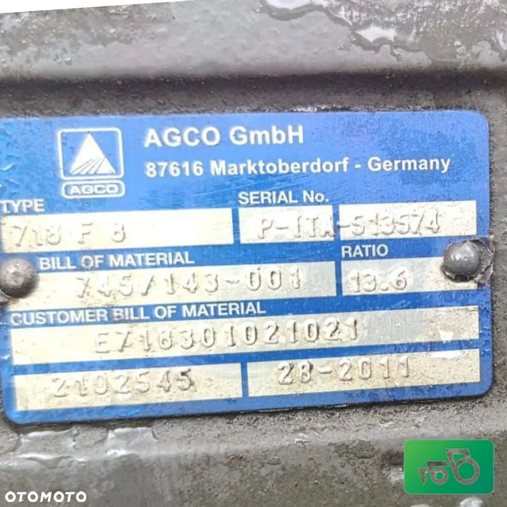Przedni most 74506601029 Dana 745/143-001 Fendt 711 Favorit - 7