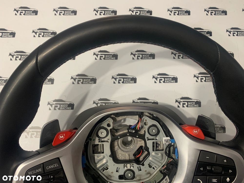 KIEROWNICA MANETKI SKÓRA M-POWER BMW M3 G80 M2 G87 M4 G82 G83 - 6