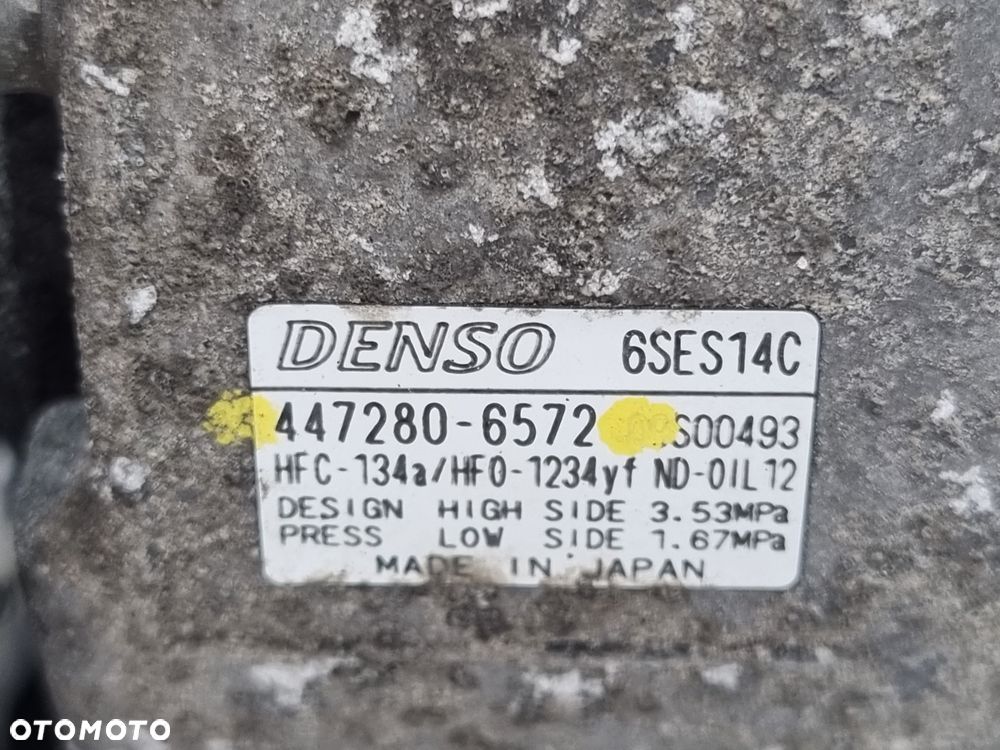 TOYOTA AURIS AVENSIS COROLLA SPRĘŻARKA KLIMATYZACJI 447280-6572 - 5